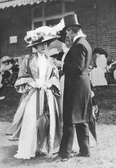 Alice Keppel and Her Husband George, 1909 by English Photographer